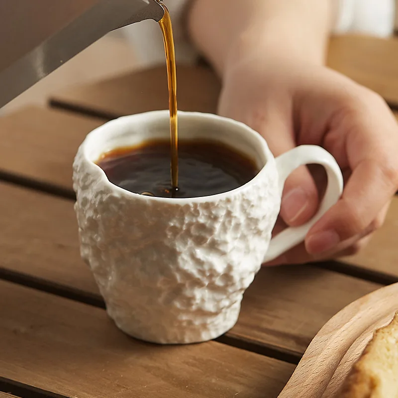White Coral Porcelain Tea/Coffee Cup