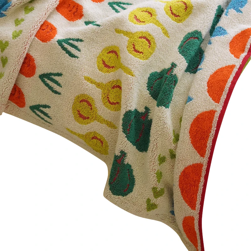 Luxury Kitchen Hand Towel - Fruit Market Design