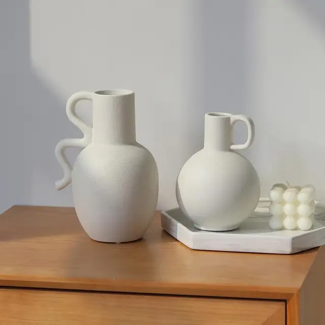 Dove White Ceramic Jug 16cm