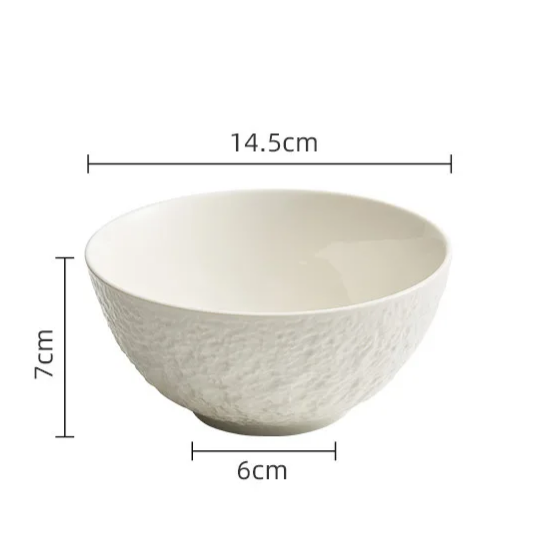 White Coral Porcelain Medium Bowl