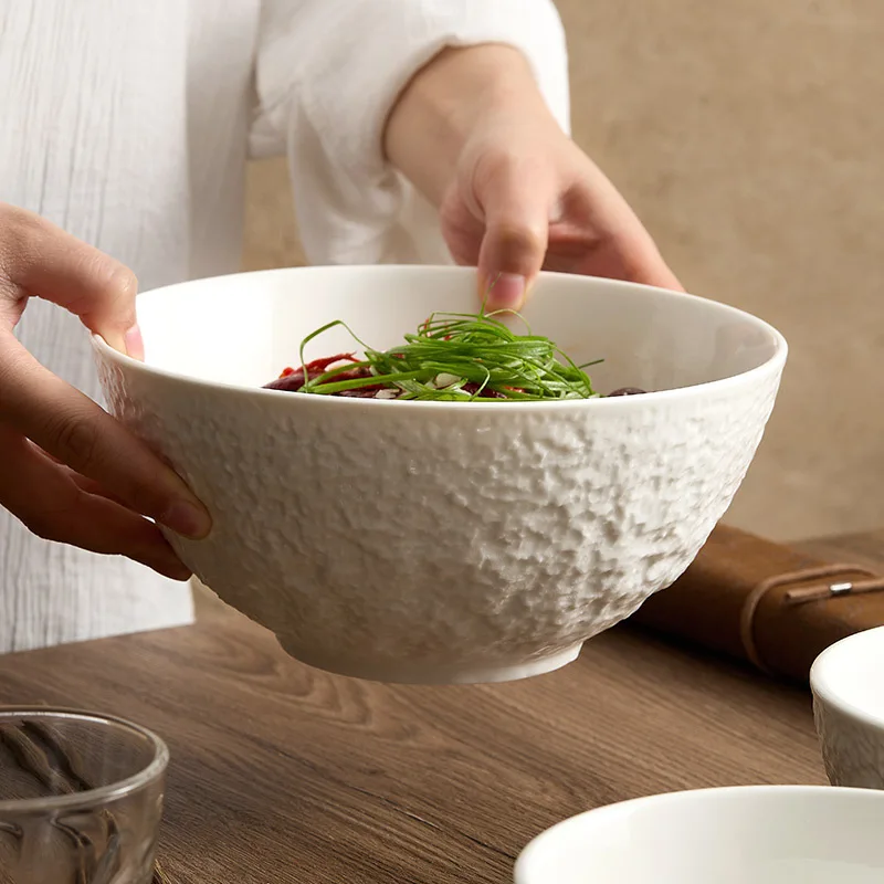White Coral Porcelain Medium Bowl