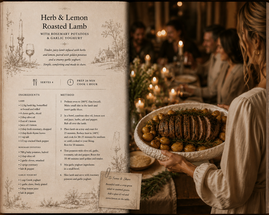 Chapter Three – The Sunday Table Easy Roast Lamb for a Crowd | A Winter Roast Worth Gathering For
