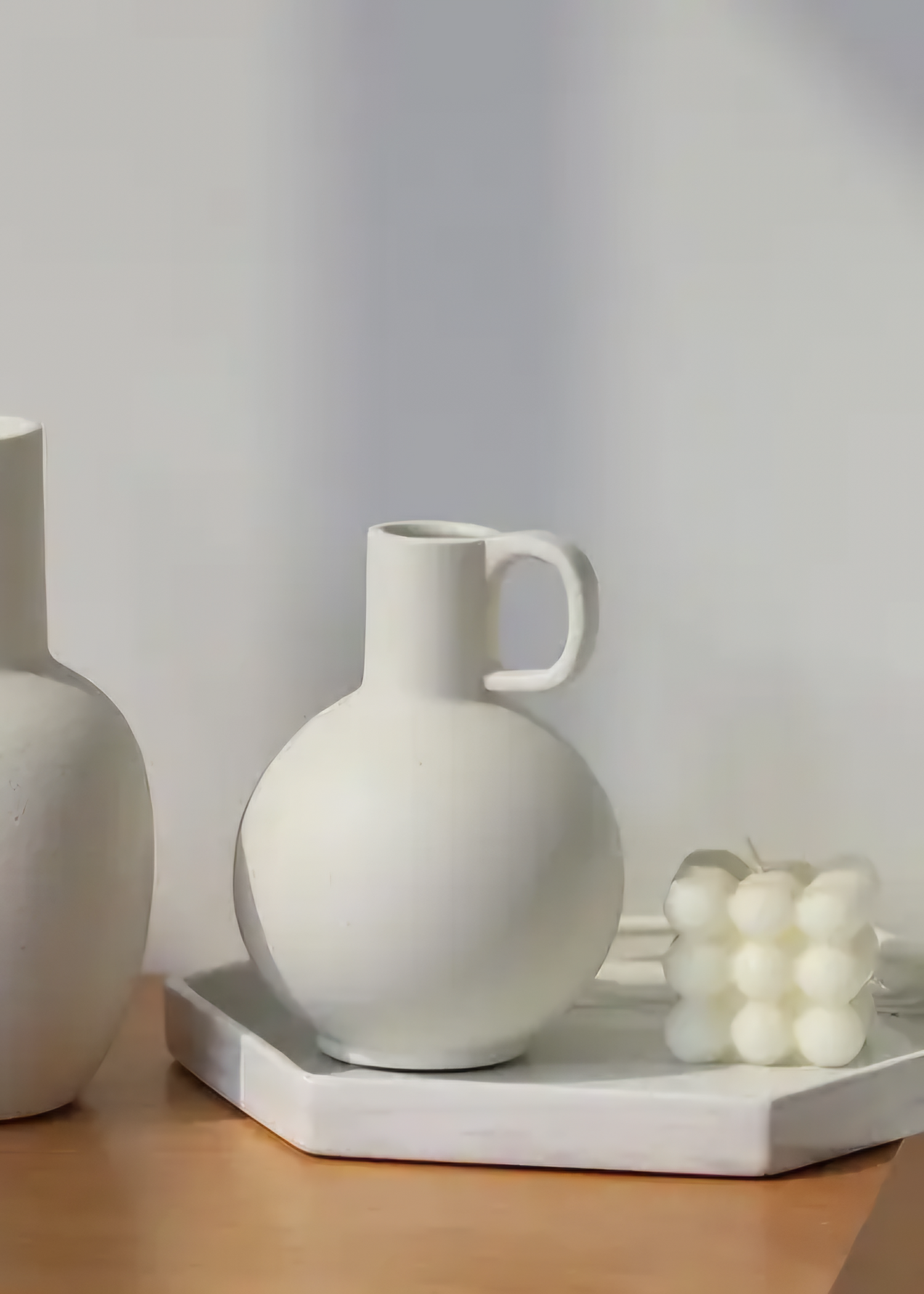 White Ceramic Jugs & Vases