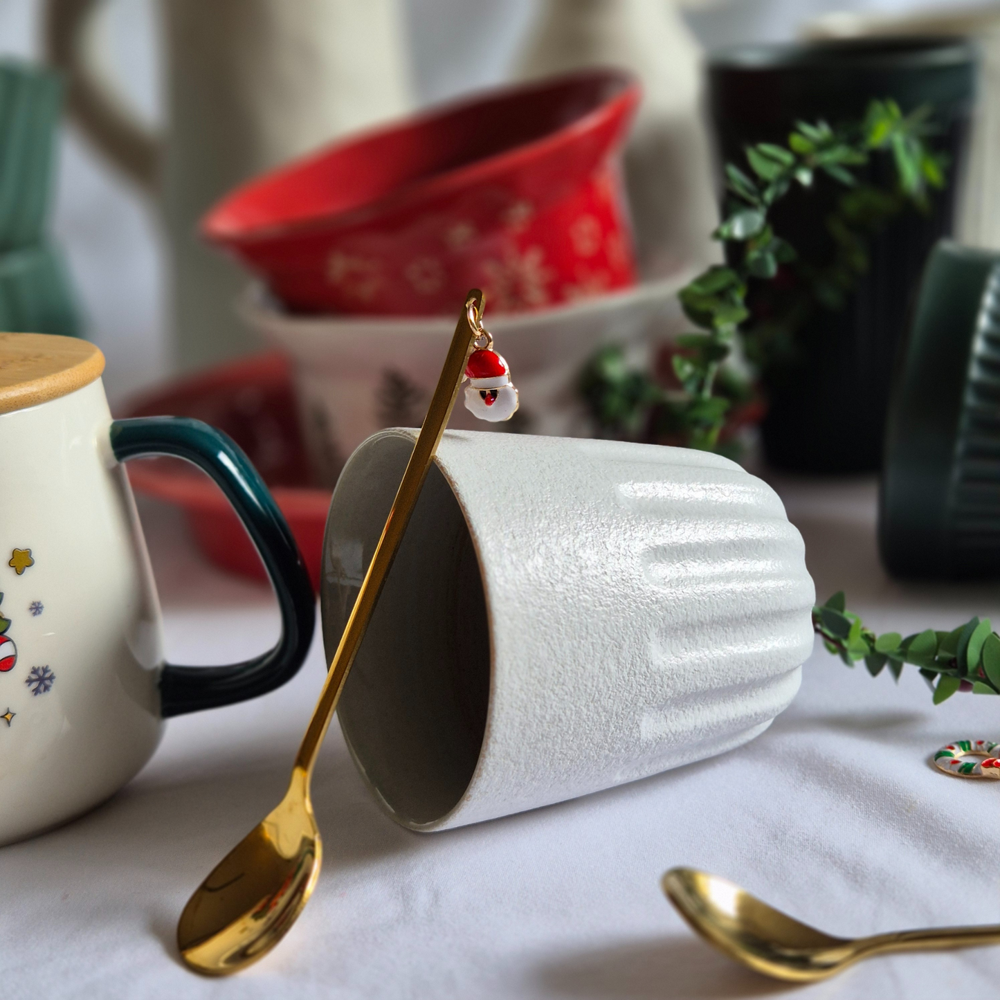 Christmas Gold Spoon Set