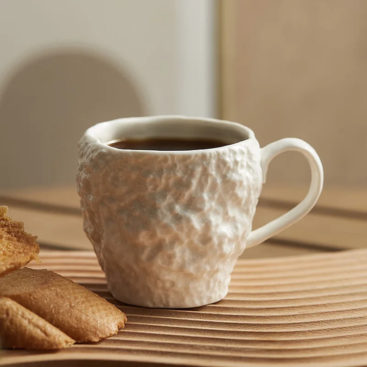 White Coral Porcelain Tea/Coffee Cup