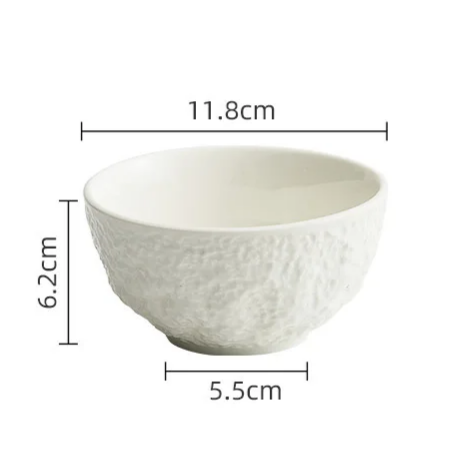 White Coral Porcelain Small Bowl