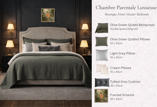 Chambre Parentale Luxueuse Styled Package