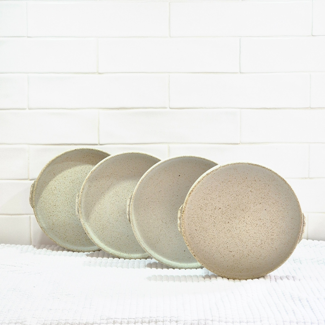 Tuscan Fawn Coloured Dinner Plate/Bowl Set 8pc