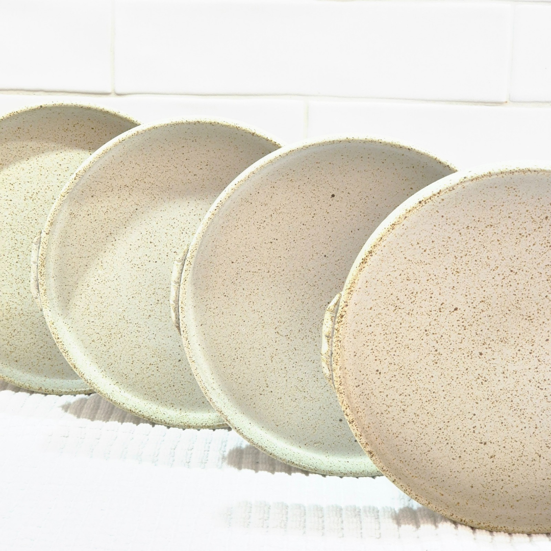 Tuscan Fawn Coloured Dinner Plate/Bowl Set 8pc