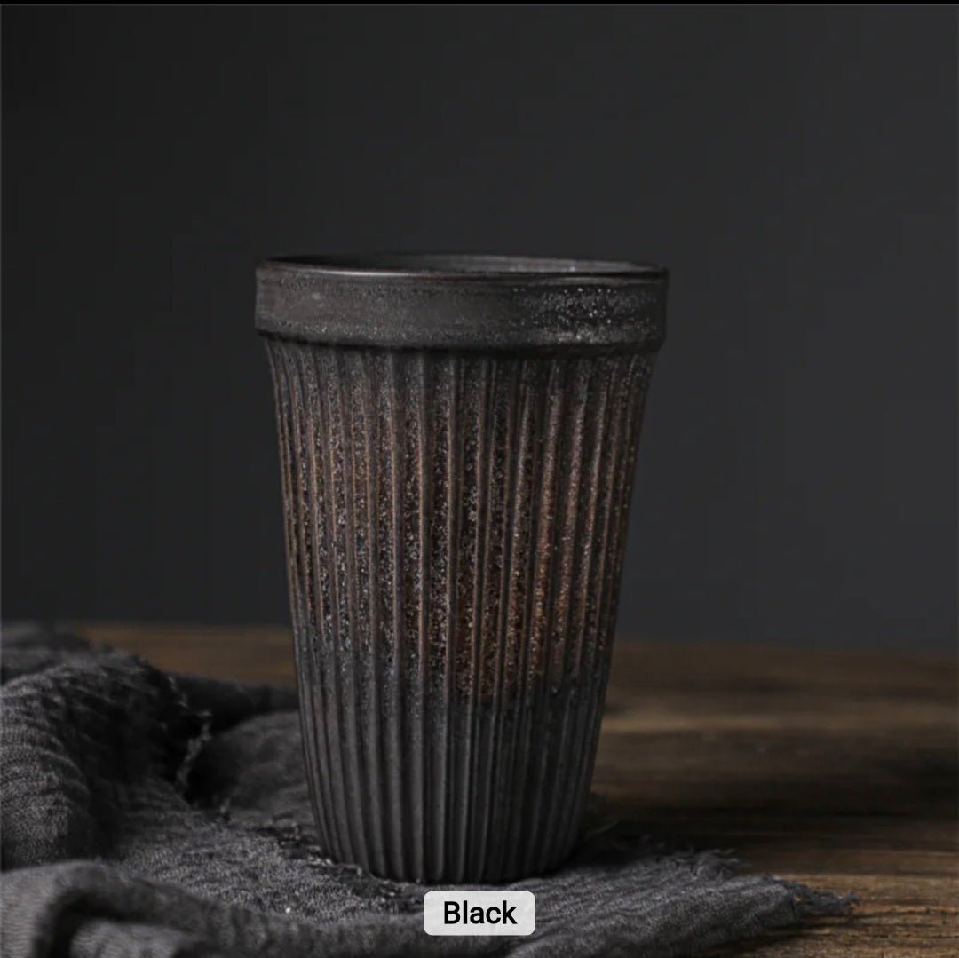 Ancient Rome Ceramic Coffee Cup Old Iron 450mls - Cobblestone Australia