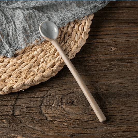 Ancient Rome Long Tea Spoon Alabaster - Cobblestone Australia