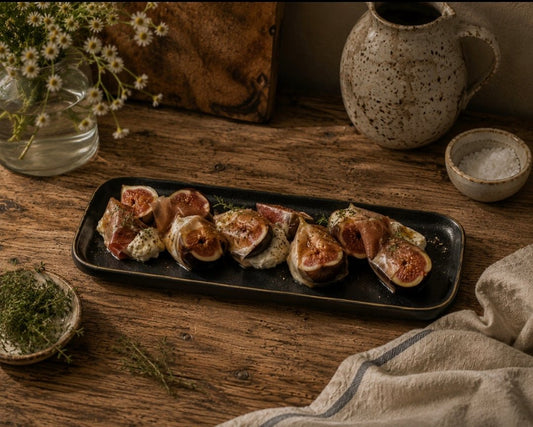 Bespoke Black Long Serving Platter - Cobblestone Australia