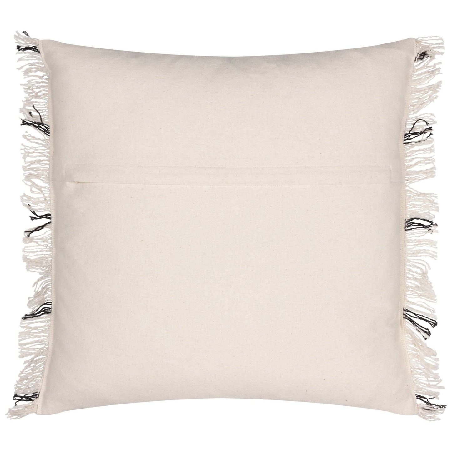 Black and Beige 100% Cotton Check Cushion Cover: 45 x 45cm - Cobblestone Australia
