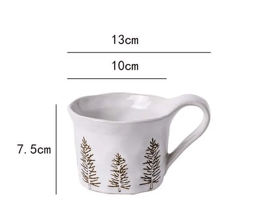 Christmas Mistletoe Coffee Cup ~ Snow White - Cobblestone Australia
