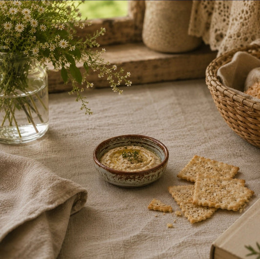 Farmhouse Haven Textured Small Ceremic Serving Bowl - Wheat - Cobblestone Australia