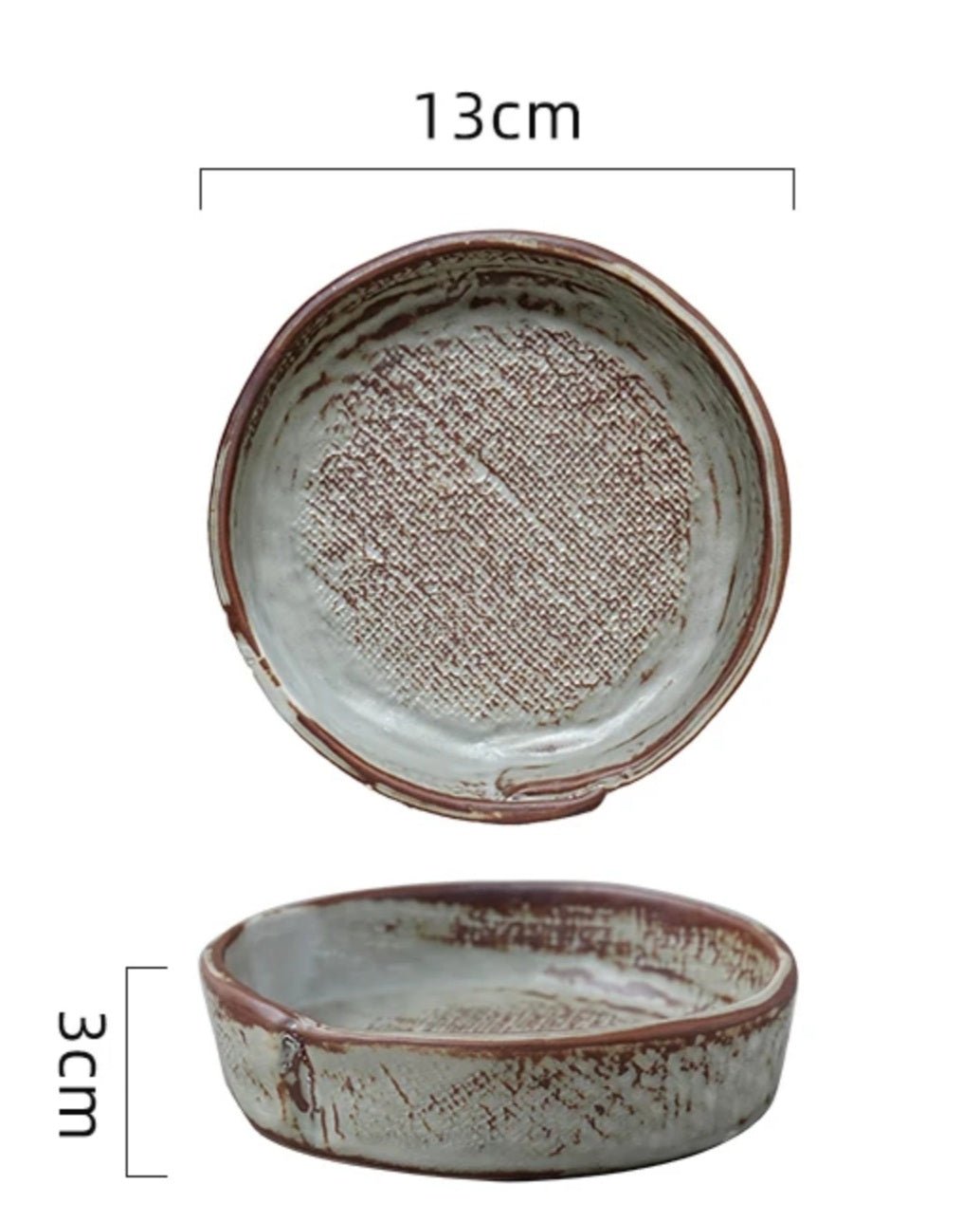 Farmhouse Haven Textured Small Ceremic Serving Bowl - Wheat - Cobblestone Australia