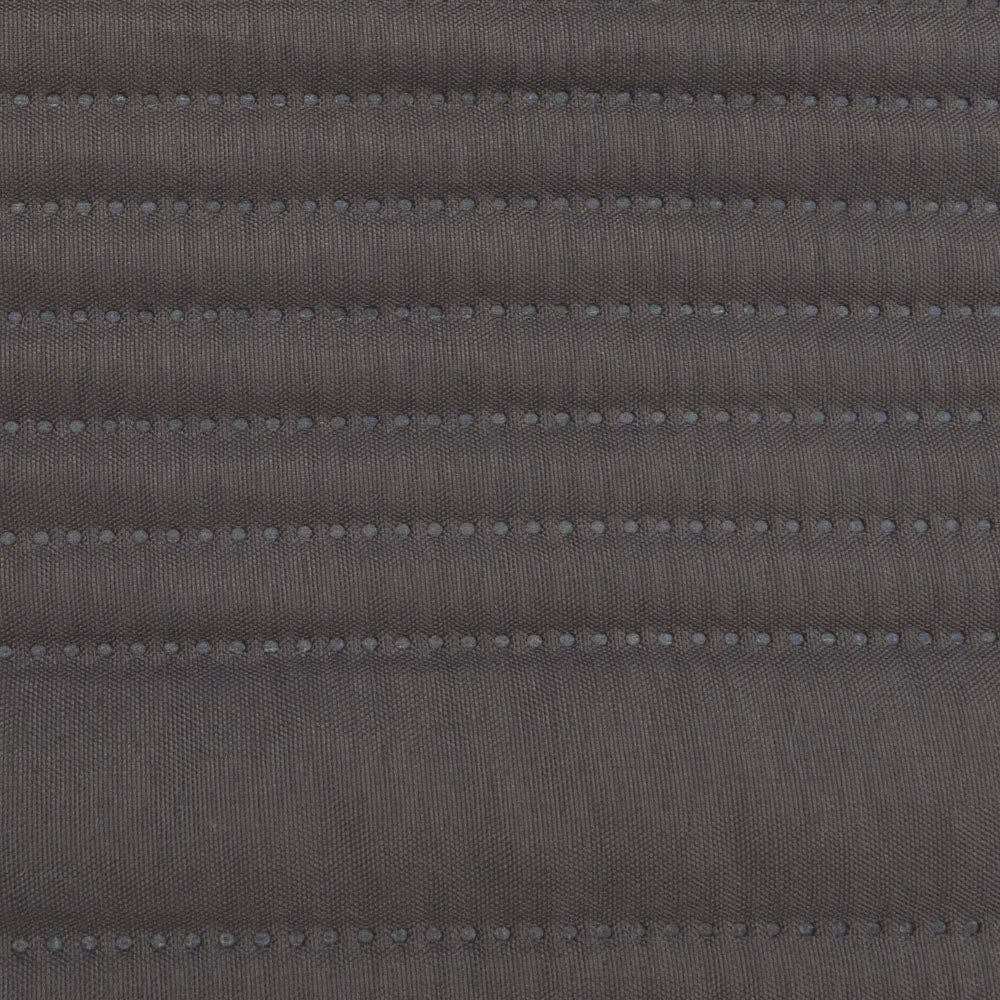Flinders Embossed Coverlet Set: Charcoal / Single/Double - Cobblestone Australia