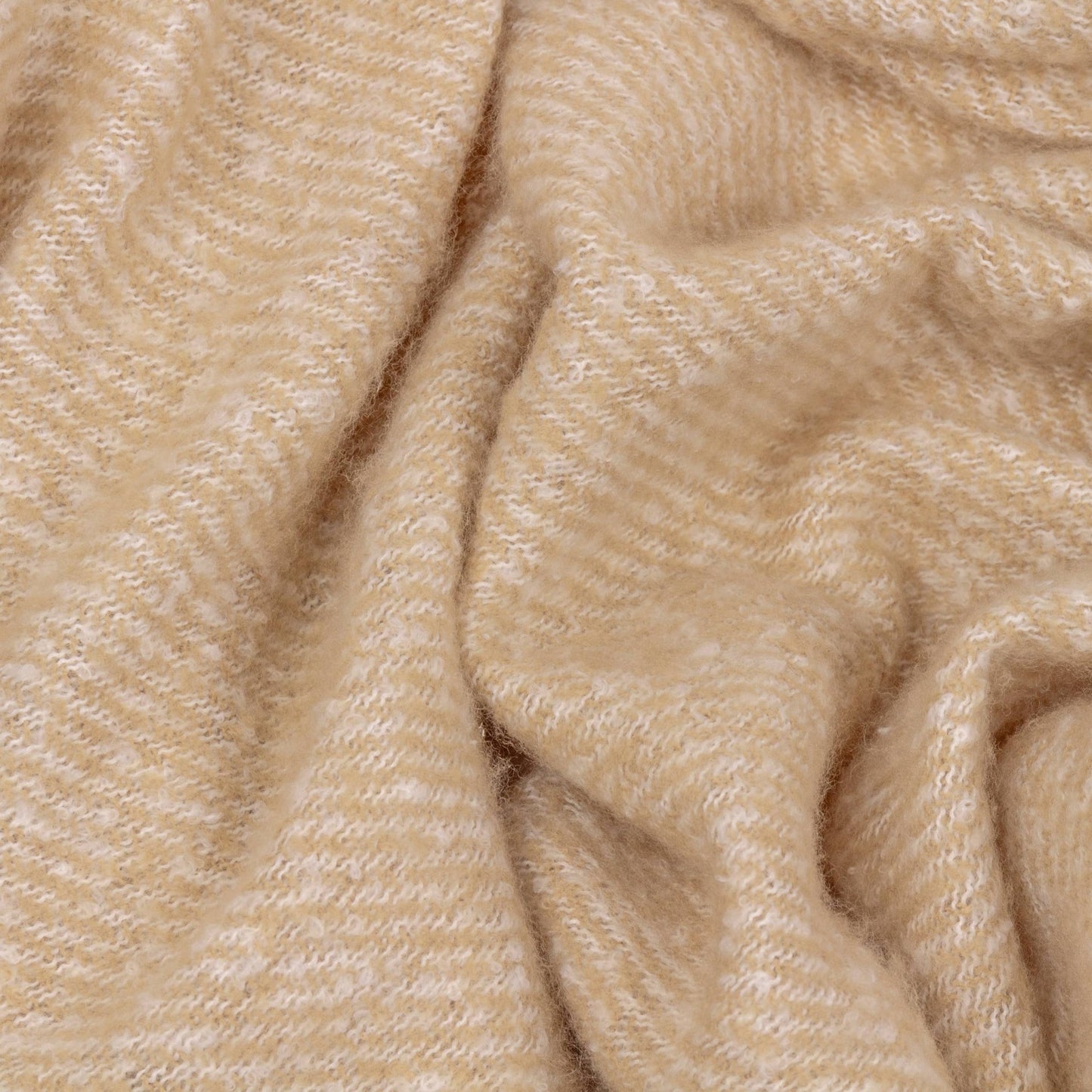 Natural Woven Tasselled Throw: 130 x 180cm - Cobblestone Australia