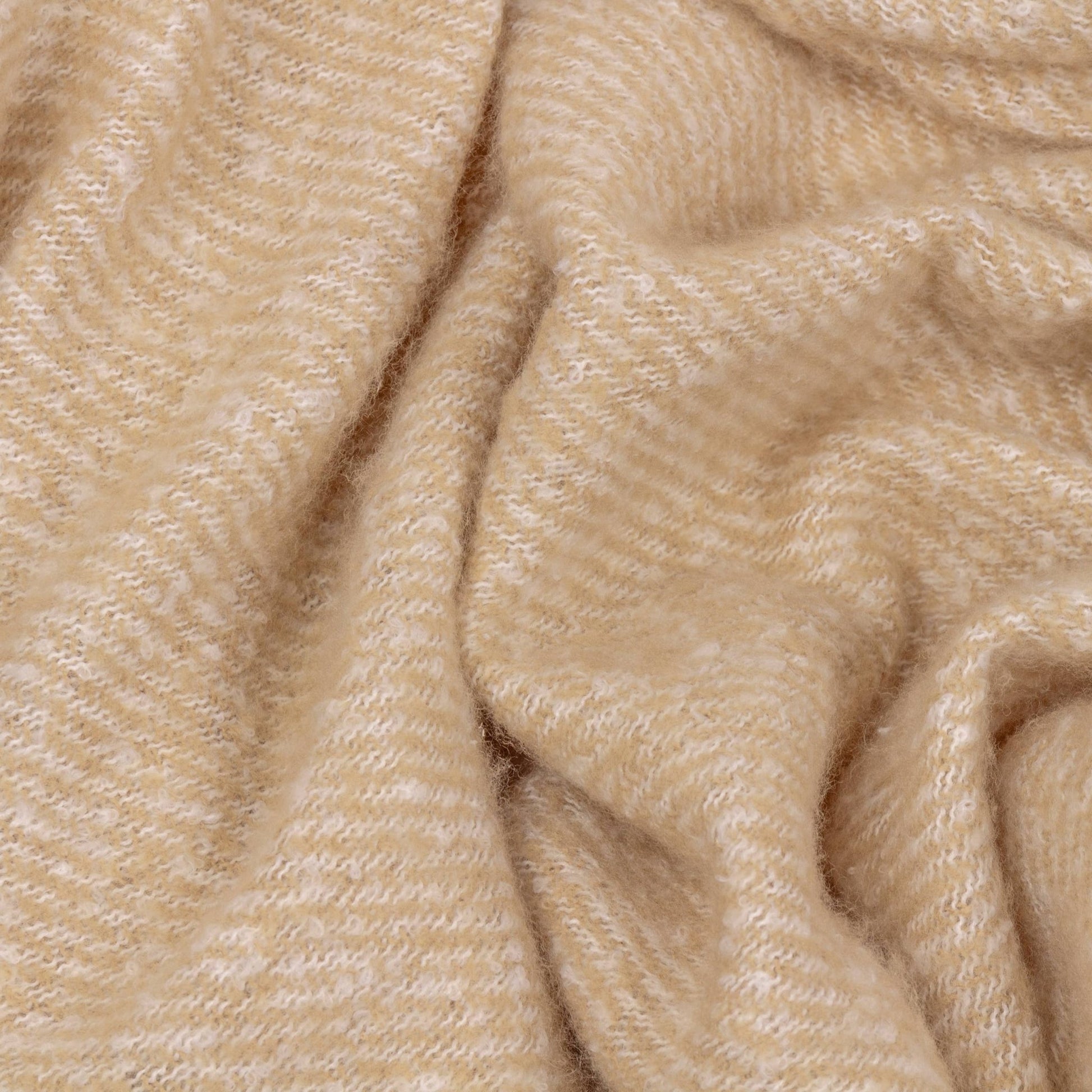 Natural Woven Tasselled Throw: 130 x 180cm - Cobblestone Australia