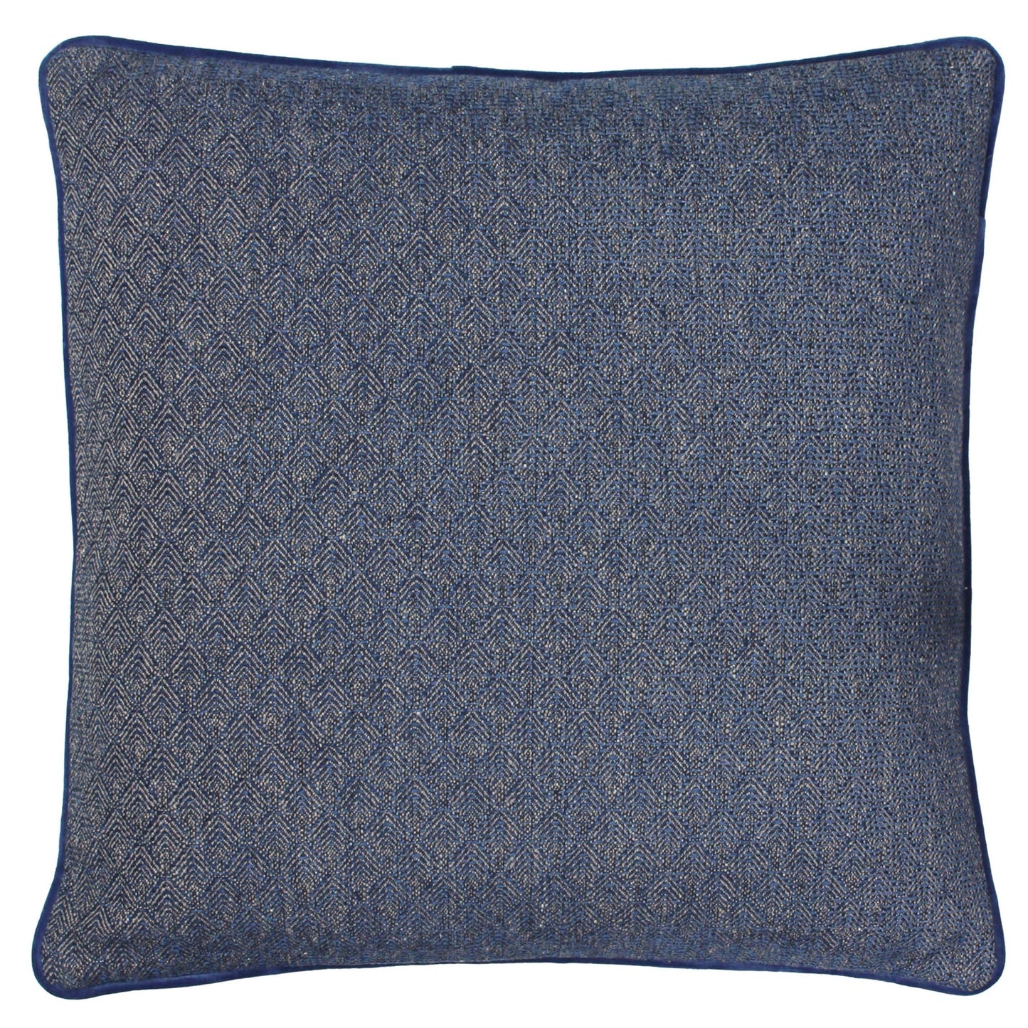 Navy Denim Look Cushion Cover: 45 x 45cm - Cobblestone Australia