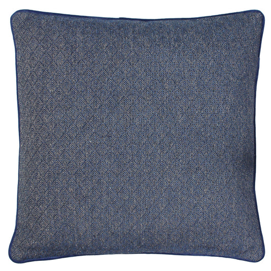 Navy Denim Look Cushion Cover: 45 x 45cm - Cobblestone Australia