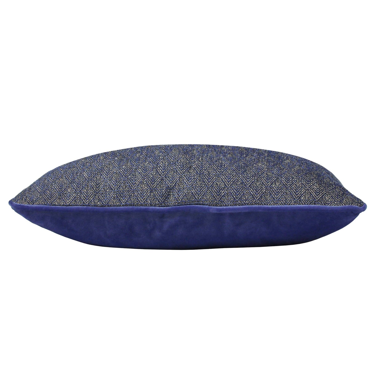 Navy Denim Look Cushion Cover: 45 x 45cm - Cobblestone Australia