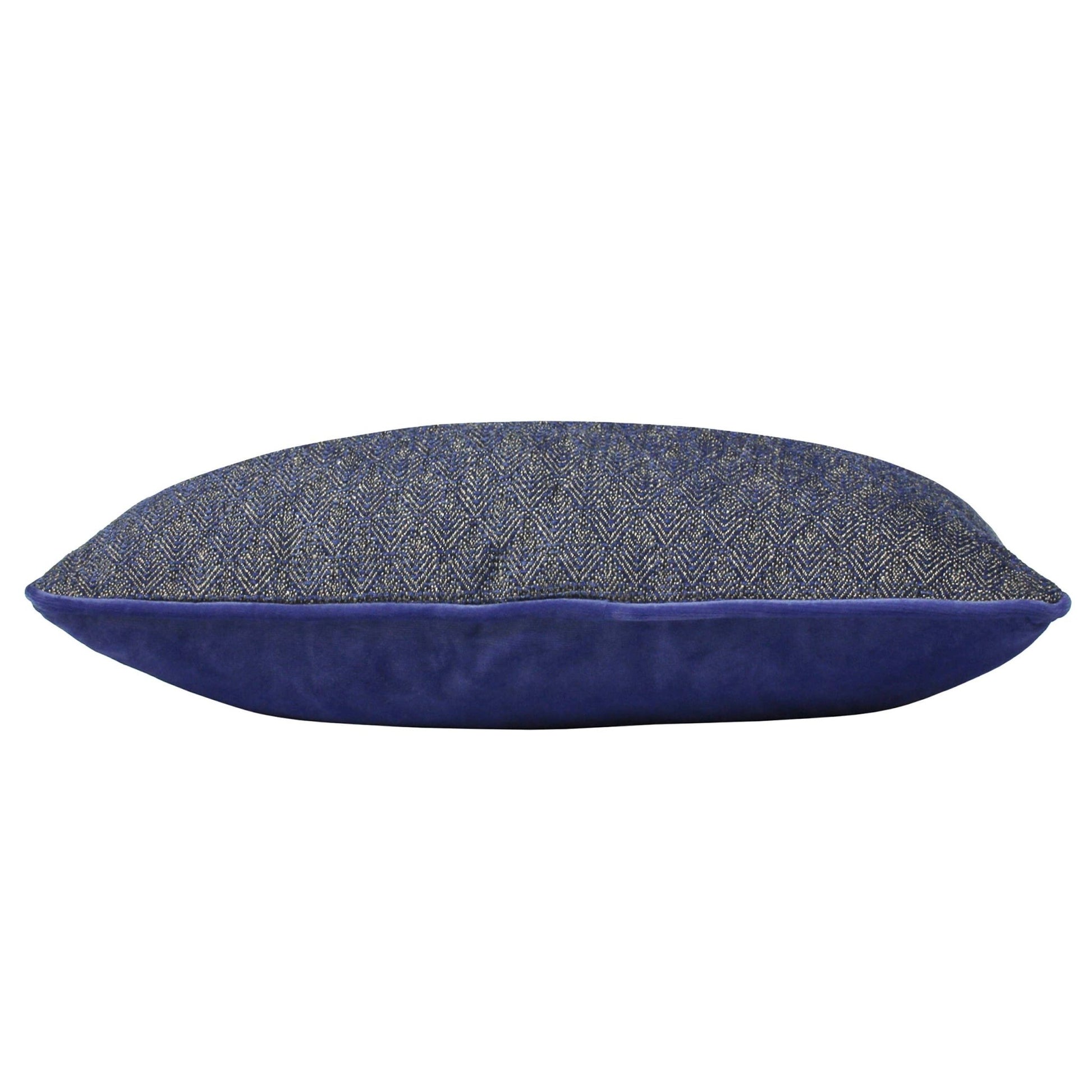 Navy Denim Look Cushion Cover: 45 x 45cm - Cobblestone Australia
