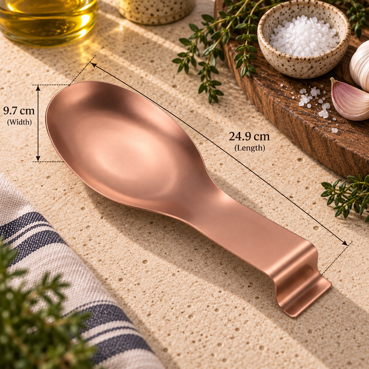 The Homestead Spoon Rest ~ Old Rose Cobblestone Australia