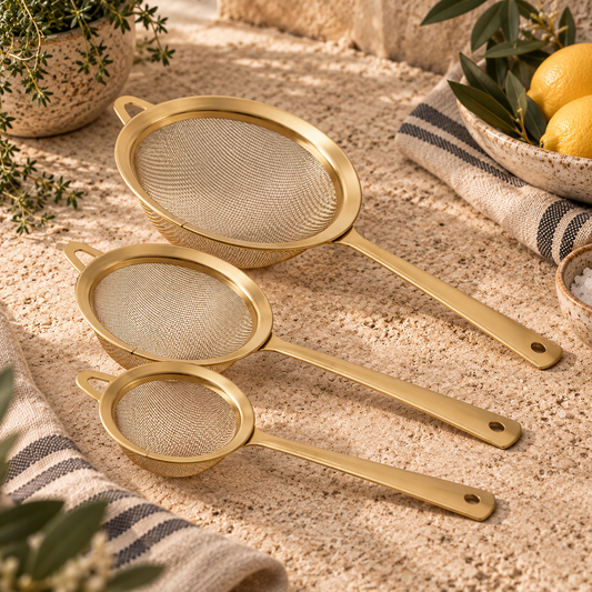 The Homestead Sifter Set ~ Heirloom Gold Cobblestone Australia
