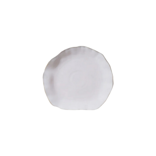 White Snowflake Plate - Small