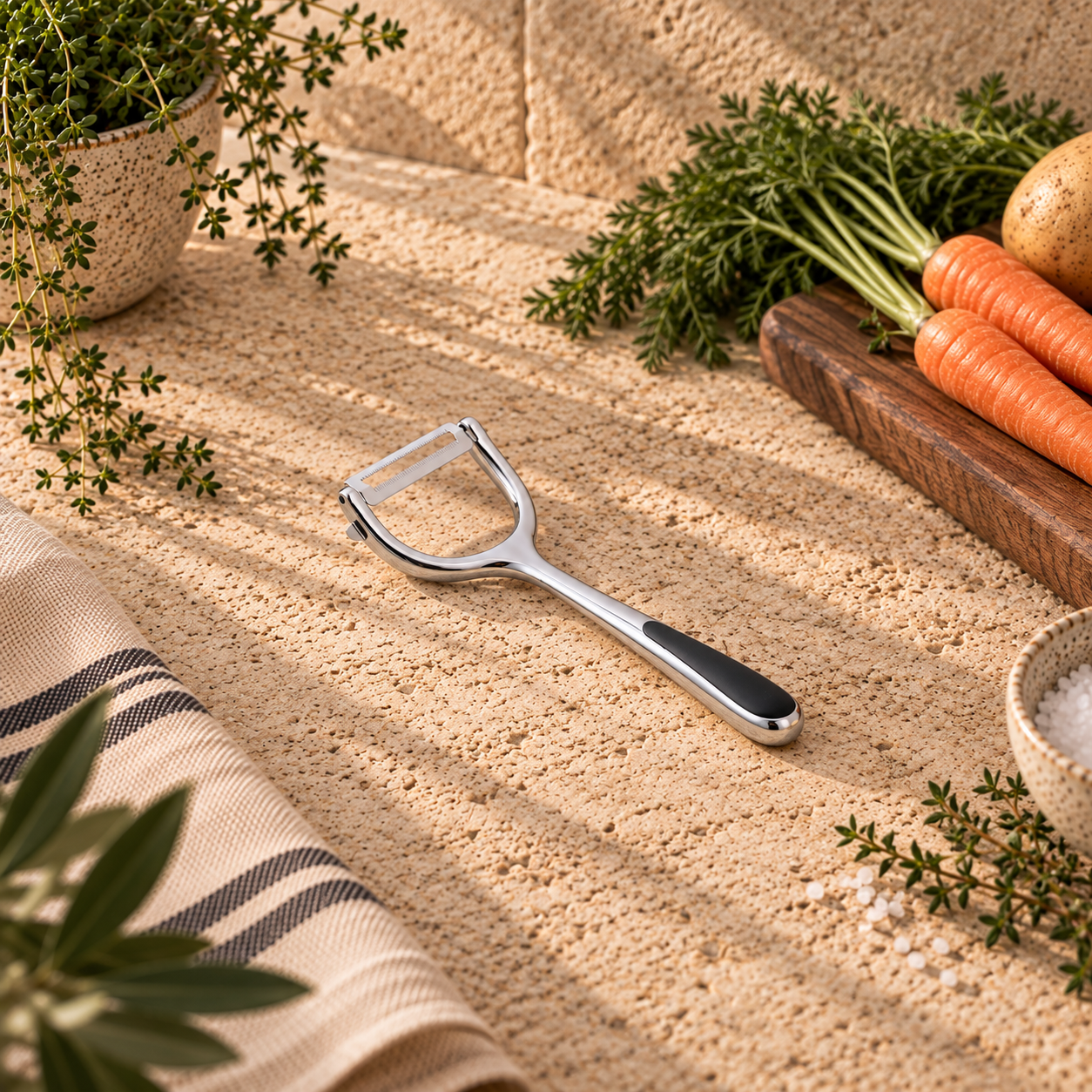 The Homestead Peeler ~ Pewter Cobblestone Australia