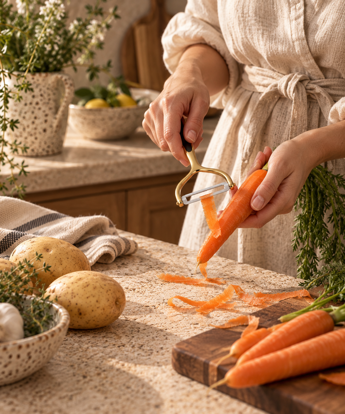 The Homestead Peeler ~ Heirloom Gold Cobblestone Australia