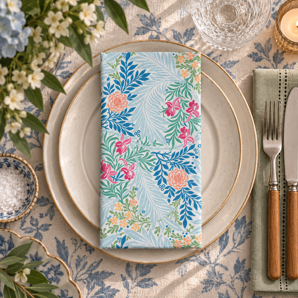 Dinner Party Napkins 20pk ~ Summer House Cobblestone Australia