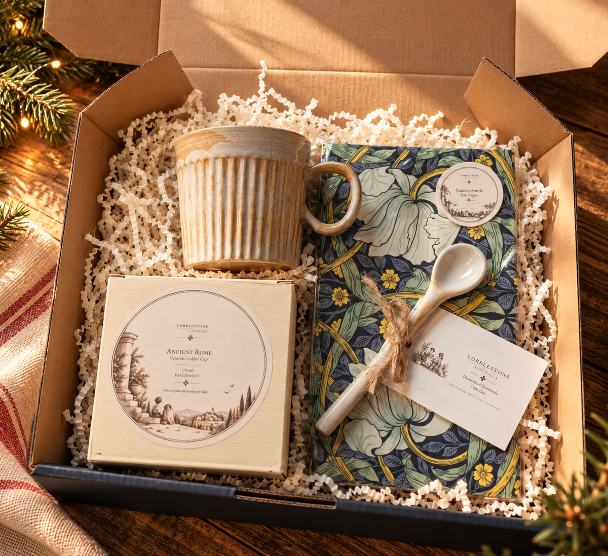 Ancient Rome Ceramic Gift Set ~ Charm Cobblestone Australia