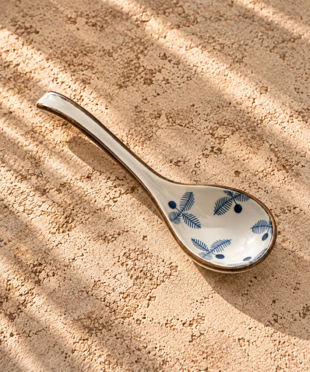The Homestead Ceramic Serving Spoon ~ Willow Cobblestone Australia