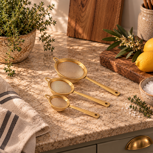 The Homestead Sifter Set ~ Heirloom Gold Cobblestone Australia