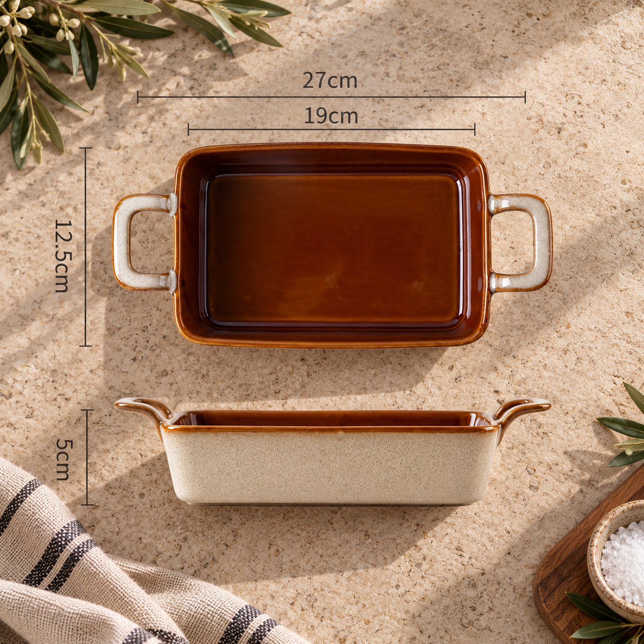 The Homestead Harvest Baking Dishes ~ Set of 3 Cobblestone Australia