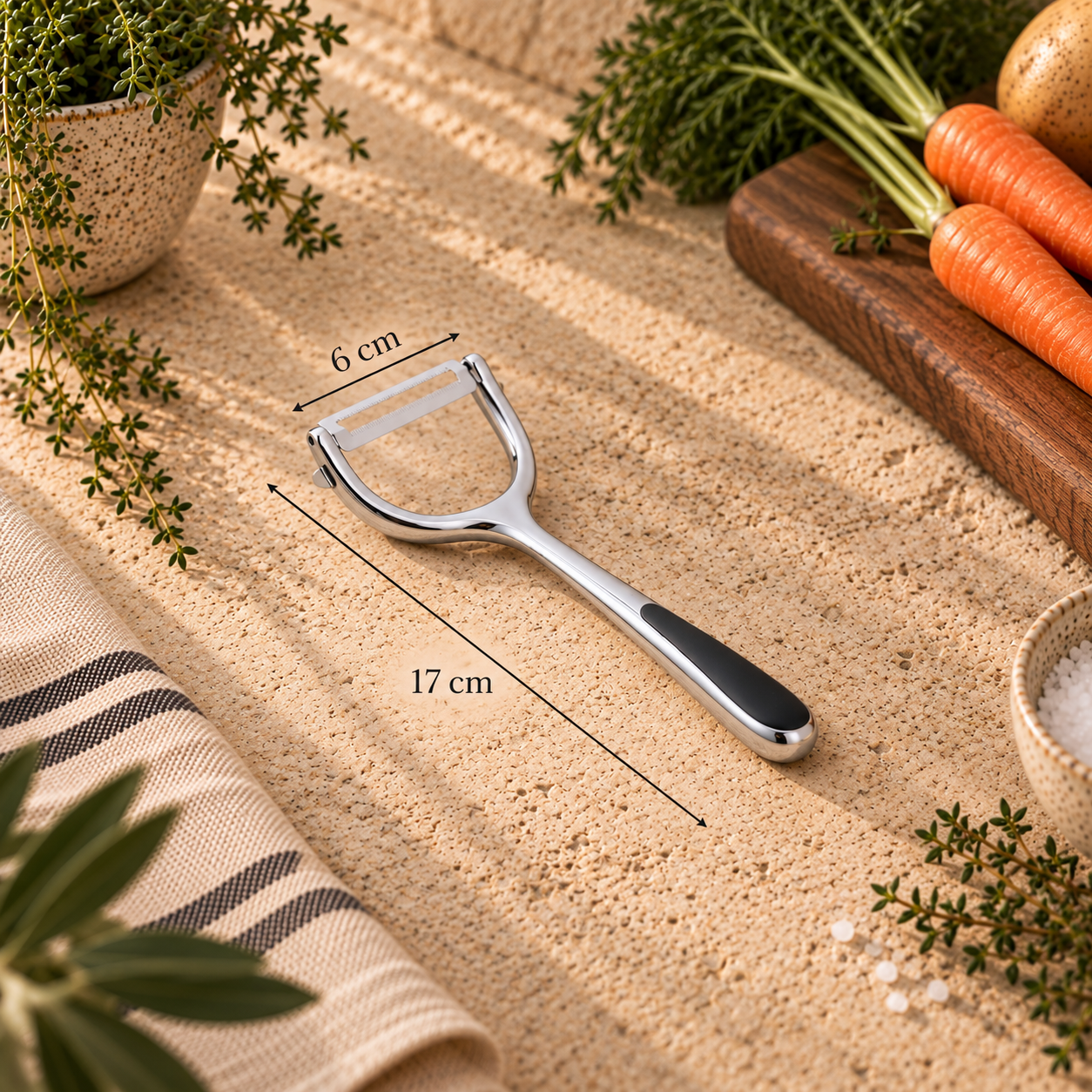 The Homestead Peeler ~ Pewter Cobblestone Australia