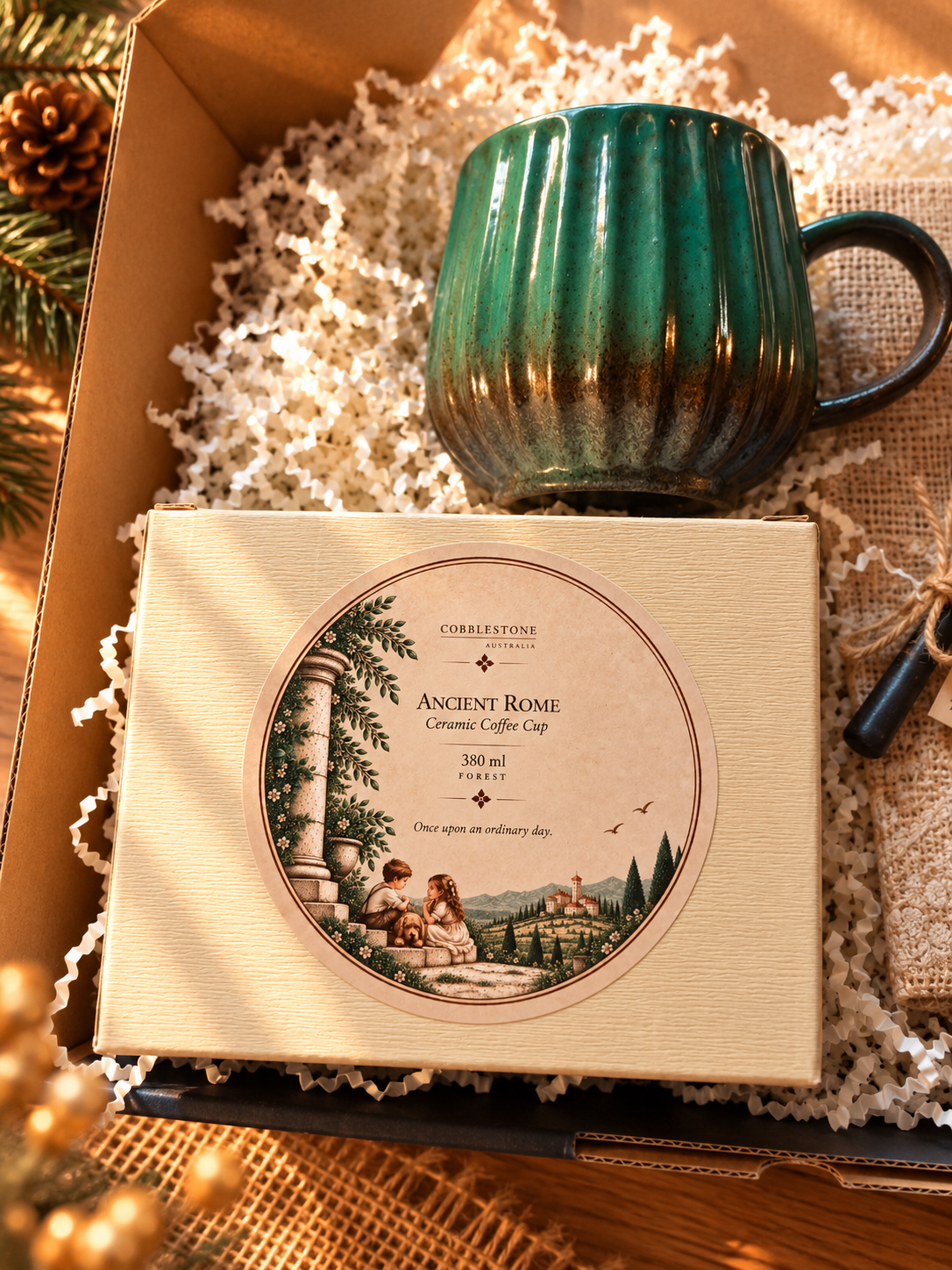 Ancient Rome Ceramic Gift Set ~ Joy Cobblestone Australia