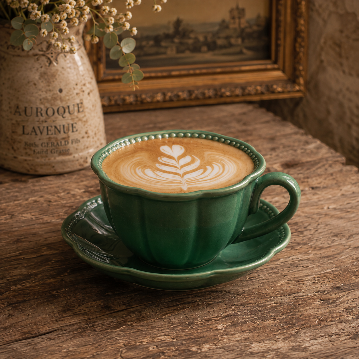 Dinner Party Meadow Porcelain Cup & Saucer Set Cobblestone Australia