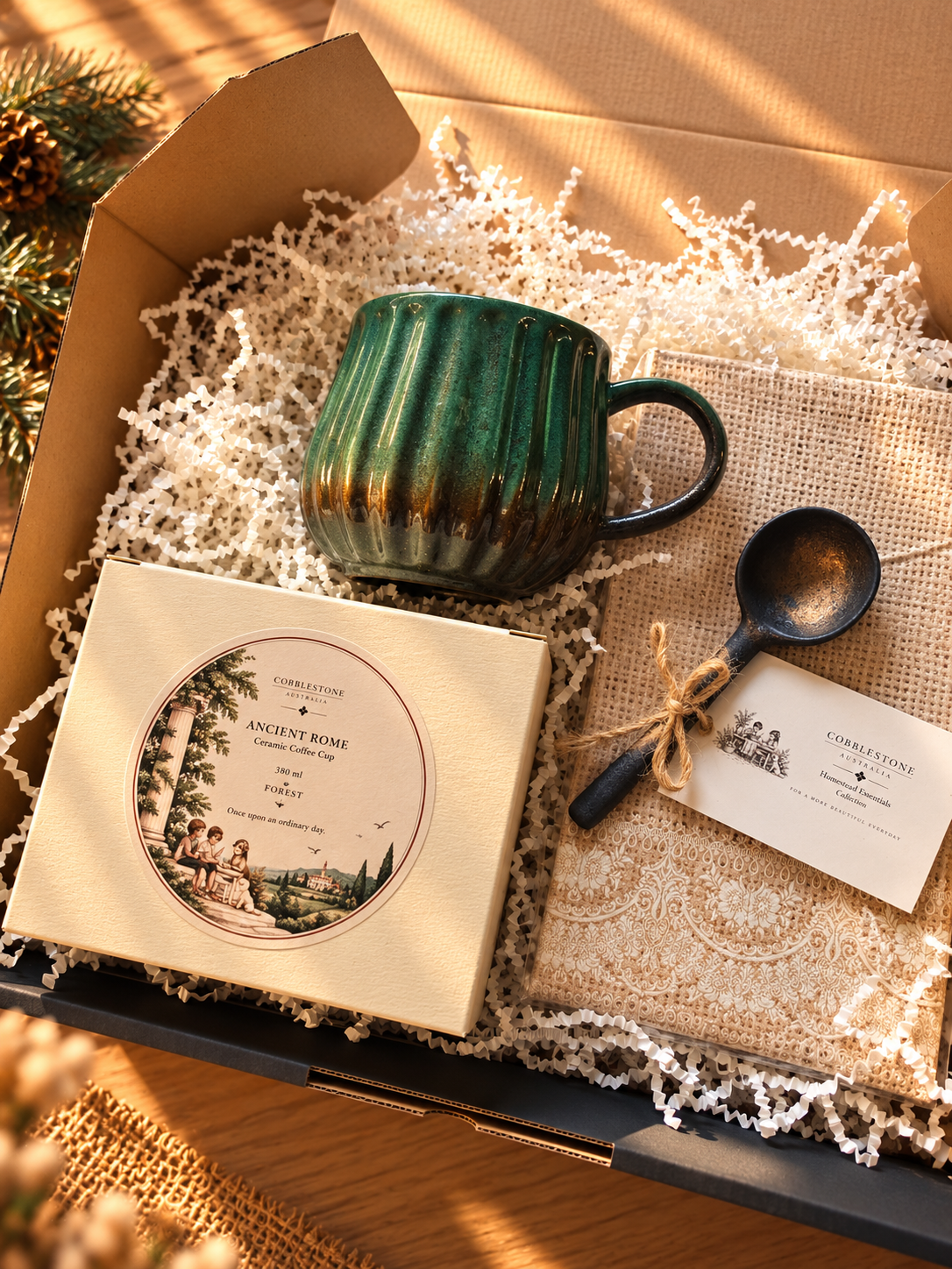Ancient Rome Ceramic Gift Set ~ Joy Cobblestone Australia