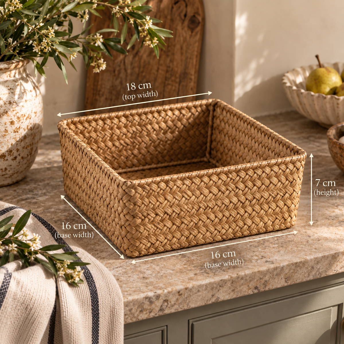 The Homestead Harvest Basket ~ Square Cobblestone Australia