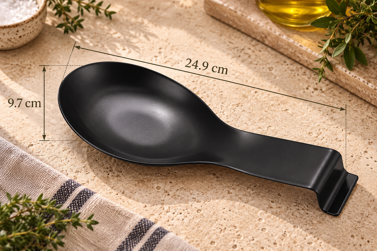 The Homestead Spoon Rest ~  Hearth Black Cobblestone Australia