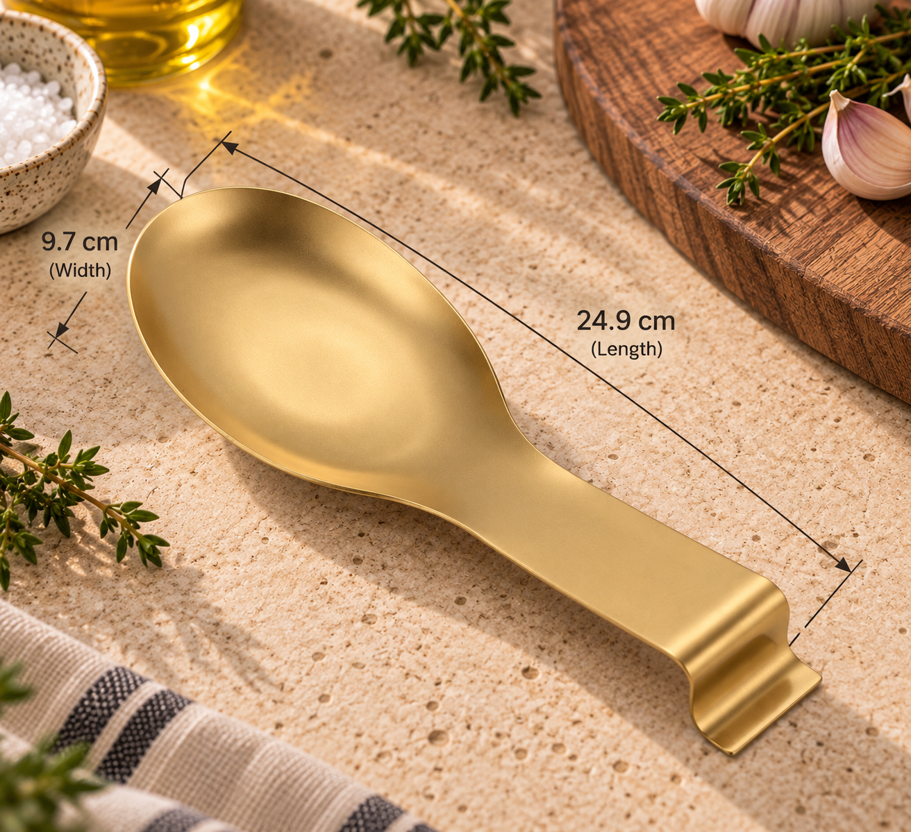 The Homestead Spoon Rest ~ Heirloom Gold Cobblestone Australia