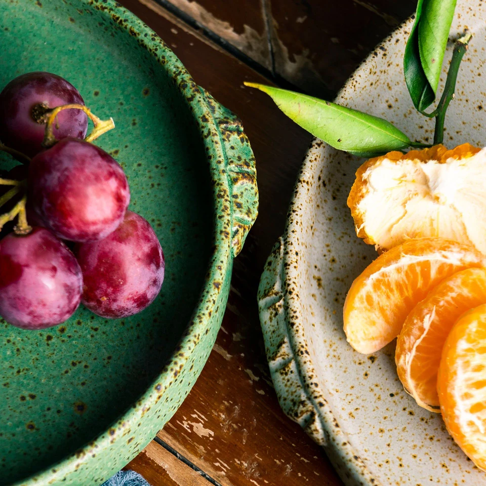 Tuscan Rust Coloured Serving Plate - Cobblestone Australia
