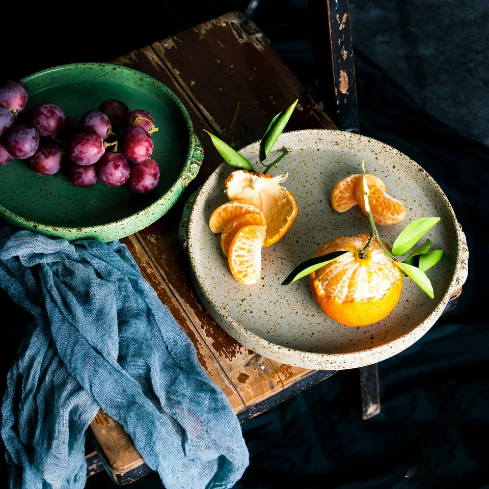 Tuscan Rust Coloured Serving Plate - Cobblestone Australia