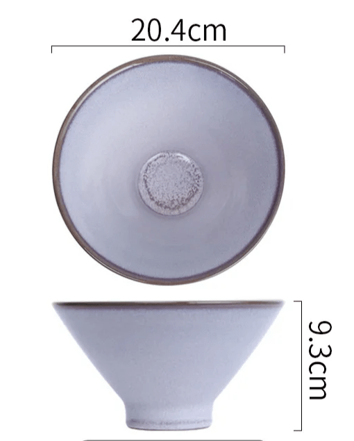 Violet Classic Ceremic Serving Bowl - Medium - Cobblestone Australia