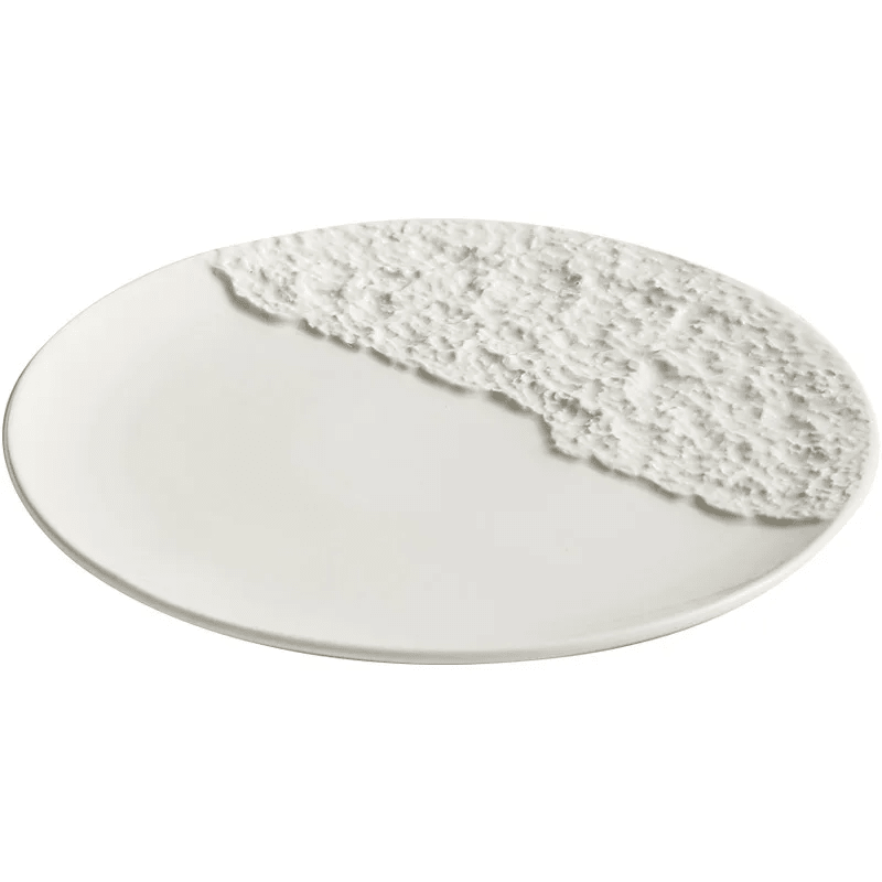 White Coral Porcelain Seaside Platter 27cm - Cobblestone Australia